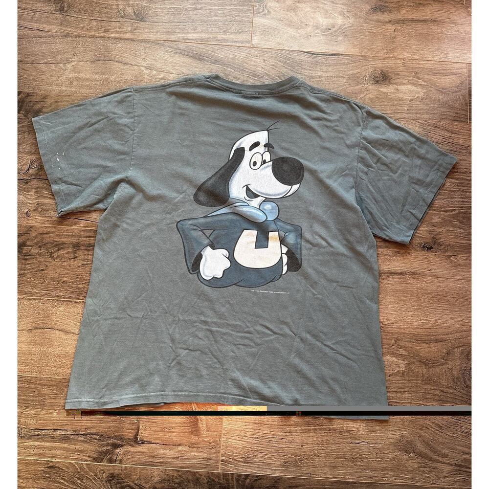 Vintage 90s Changes Underdog Herowear Cartoon Blue Mens XL Graphic Tshirt USA